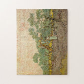 ビンセント・ヴァン・ゴッホ – オリーブ狩り女性 ジグソーパズル (縦)