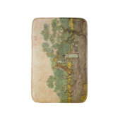 ビンセント・ヴァン・ゴッホ – オリーブ狩り女性 バスマット (正面縦)