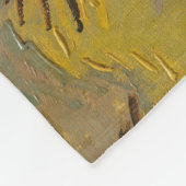 ビンセント・ヴァン・ゴッホ – オリーブ狩り女性 フリースブランケット (角)