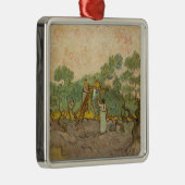ビンセント・ヴァン・ゴッホ – オリーブ狩り女性 メタルオーナメント (右)