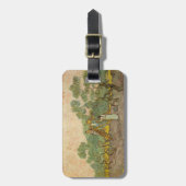 ビンセント・ヴァン・ゴッホ – オリーブ狩り女性 ラゲッジタグ (正面縦)