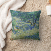 ビンセント・ヴァン・ゴッホ・オリーブ・オーチャード クッション (ブランケット)