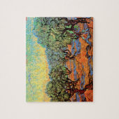 ビンセント・ヴァン・ゴッホ – オリーブ・グローブとオレンジスカイ ジグソーパズル (縦)