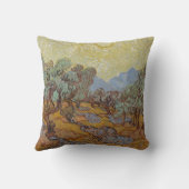ビンセント・ヴァン・ゴッホ・オリーブ・ツリー クッション (裏面)