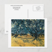 ビンセント・ヴァン・ゴッホ・オリーブ・ツリー ポストカード (正面/裏面)