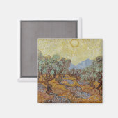 ビンセント・ヴァン・ゴッホ・オリーブ・ツリー マグネット (正面/裏面)