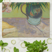 ビンセント・ヴァン・ゴッホ・オレアンダー絵を描フラワーズ キッチンタオル (折り畳み)