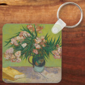 ビンセント・ヴァン・ゴッホ・オレアンダー絵を描フラワーズ キーホルダー (裏面)