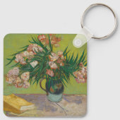 ビンセント・ヴァン・ゴッホ・オレアンダー絵を描フラワーズ キーホルダー (裏面)