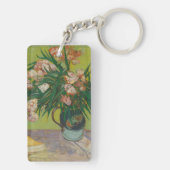 ビンセント・ヴァン・ゴッホ・オレアンダー絵を描フラワーズ キーホルダー (裏面)