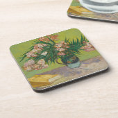ビンセント・ヴァン・ゴッホ・オレアンダー絵を描フラワーズ コースター (左側)