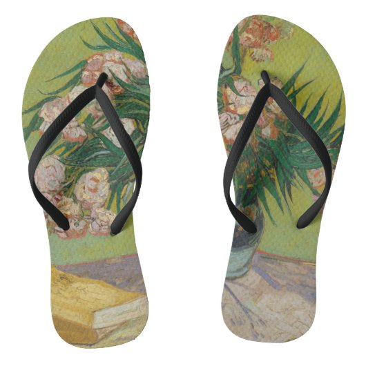 ビンセント・ヴァン・ゴッホ・オレアンダー絵を描フラワーズ ビーチサンダル (ソール)