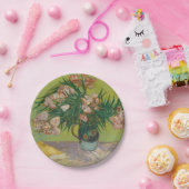 ビンセント・ヴァン・ゴッホ・オレアンダー絵を描フラワーズ ペーパープレート (パーティー)