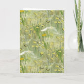 ビンセント・ヴァン・ゴッホ・オレンジの子 カード (裏面)