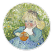 ビンセント・ヴァン・ゴッホ・オレンジの子 セラミックノブ (正面)