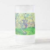 ビンセント・ヴァン・ゴッホ・オーチャード・イン・ブロッサム フロストグラスビールジョッキ (中央)