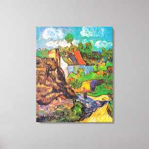 ビンセント・ヴァン・ゴッホ・オーヴェースの家 キャンバスプリント