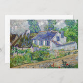 ビンセント・ヴァン・ゴッホ – オーヴェースの家 サンキューカード (正面/裏面)