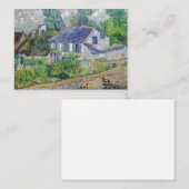 ビンセント・ヴァン・ゴッホ – オーヴェースの家 ノートカード (正面/裏面)