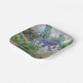 ビンセント・ヴァン・ゴッホ – オーヴェースの家 ペーパープレート (傾斜あり)