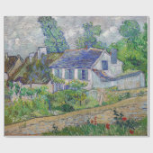 ビンセント・ヴァン・ゴッホ – オーヴェースの家 ラッピングペーパー (フラット)