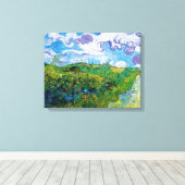 ビンセント・ヴァン・ゴッホ – オーヴェースの緑の小麦畑 キャンバスプリント (インサイチュ (ウッドフロア))