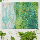 ビンセント・ヴァン・ゴッホ – オーヴェース州グリーンウィートフィールド キッチンタオル (折り畳み)