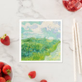 ビンセント・ヴァン・ゴッホ – オーヴェース州グリーンウィートフィールド スタンダードカクテルナプキン (インサイチュ)