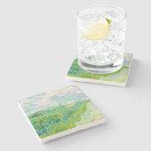 ビンセント・ヴァン・ゴッホ – オーヴェース州グリーンウィートフィールド ストーンコースター (横)