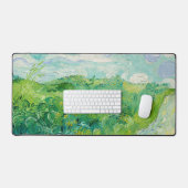 ビンセント・ヴァン・ゴッホ – オーヴェース州グリーンウィートフィールド デスクマット (キーボード&マウス)