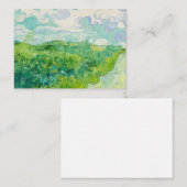 ビンセント・ヴァン・ゴッホ – オーヴェース州グリーンウィートフィールド ノートカード (正面/裏面)