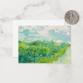 ビンセント・ヴァン・ゴッホ – オーヴェース州グリーンウィートフィールド ノートカード (正面/裏面インサイチュ)