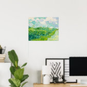 ビンセント・ヴァン・ゴッホ – オーヴェース州グリーンウィートフィールド ポスター (ホームオフィス)