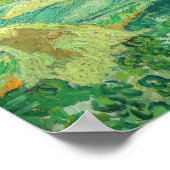 ビンセント・ヴァン・ゴッホ – オーヴェール近郊の小麦畑 ポスター (角)