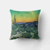 ビンセント・ヴァン・ゴッホ – カップルと月の風景 クッション (裏面)