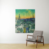 ビンセント・ヴァン・ゴッホ – カップルと月の風景 タペストリー (インサイチュ)