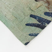 ビンセント・ヴァン・ゴッホ – カップルと月の風景 フリースブランケット (角)