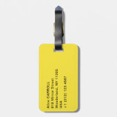 ビンセント・ヴァン・ゴッホ – カップルと月の風景 ラゲッジタグ (裏面縦)