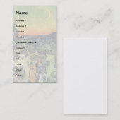 ビンセント・ヴァン・ゴッホ – カップルファインアートの風景 名刺 (正面/裏面)