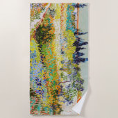 ビンセント・ヴァン・ゴッホ – ガーデン・アレス ビーチタオル (正面)