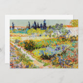 ビンセント・ヴァン・ゴッホ – ガーデン・アレス 招待状 (正面/裏面)