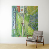 ビンセント・ヴァン・ゴッホ – キャリッジ&トレイン付き風景 タペストリー (インサイチュ)