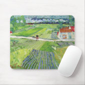 ビンセント・ヴァン・ゴッホ – キャリッジ&トレイン付き風景 マウスパッド (マウス)