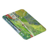 ビンセント・ヴァン・ゴッホ – キャリッジ&トレイン付き風景 マグネット (右側)