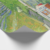 ビンセント・ヴァン・ゴッホ – キャリッジ&トレイン付き風景 ラッピングペーパー (角)