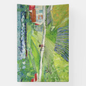 ビンセント・ヴァン・ゴッホ – キャリッジ&トレイン付き風景 横断幕 (縦)