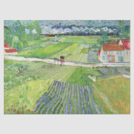 ビンセント・ヴァン・ゴッホ – キャリッジ&トレイン付き風景 薄葉紙