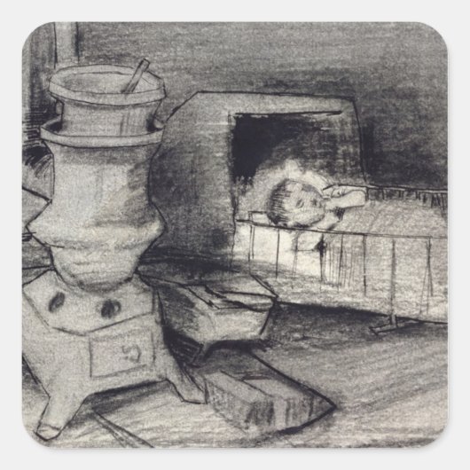 ビンセント・ヴァン・ゴッホ |クレードル スクエアシール (正面)