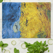 ビンセント・ヴァン・ゴッホ – クロースとウィートフィールド キッチンタオル (折り畳み)