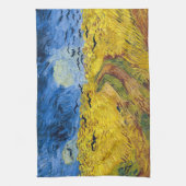 ビンセント・ヴァン・ゴッホ – クロースとウィートフィールド キッチンタオル (縦)